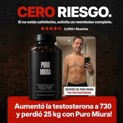 Soporte de Testosterona Natural - Prueba